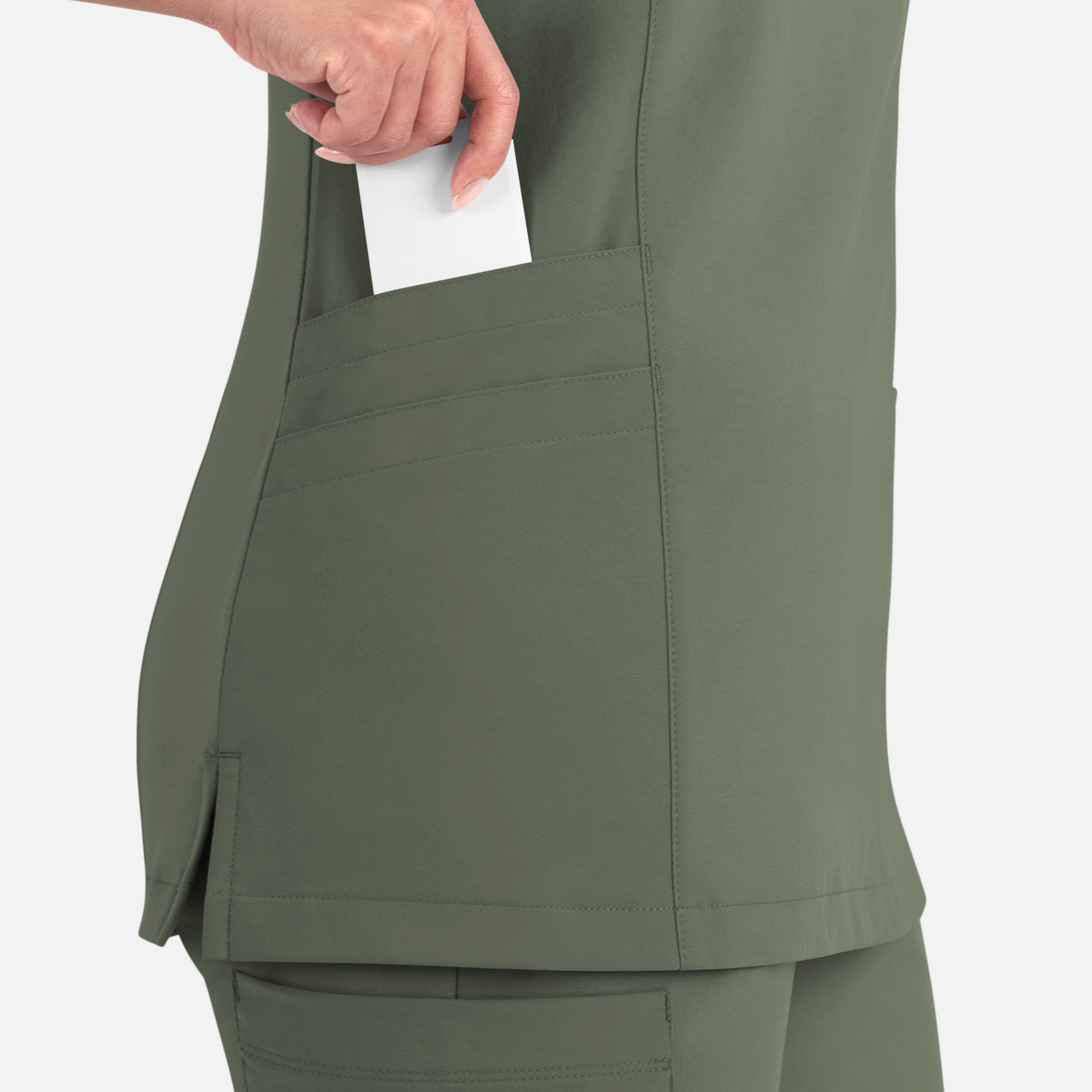 Maevn Momentum Womens Mock Wrap Top 5002