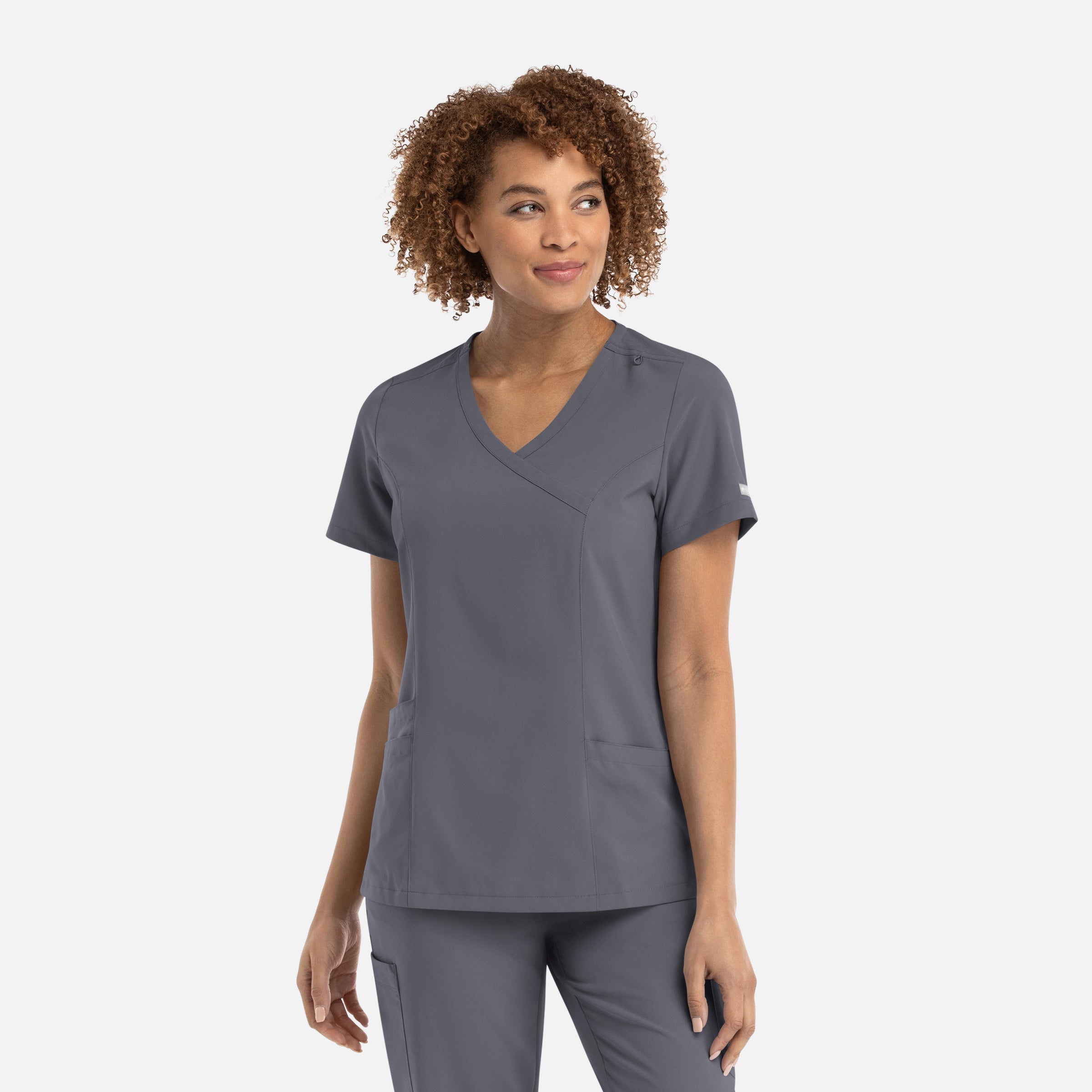 Maevn Momentum Womens Mock Wrap Top 5002