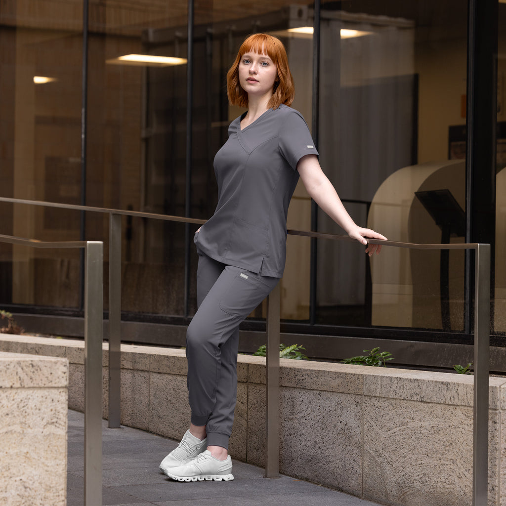 Maevn Momentum Womens Mock Wrap Top 5002