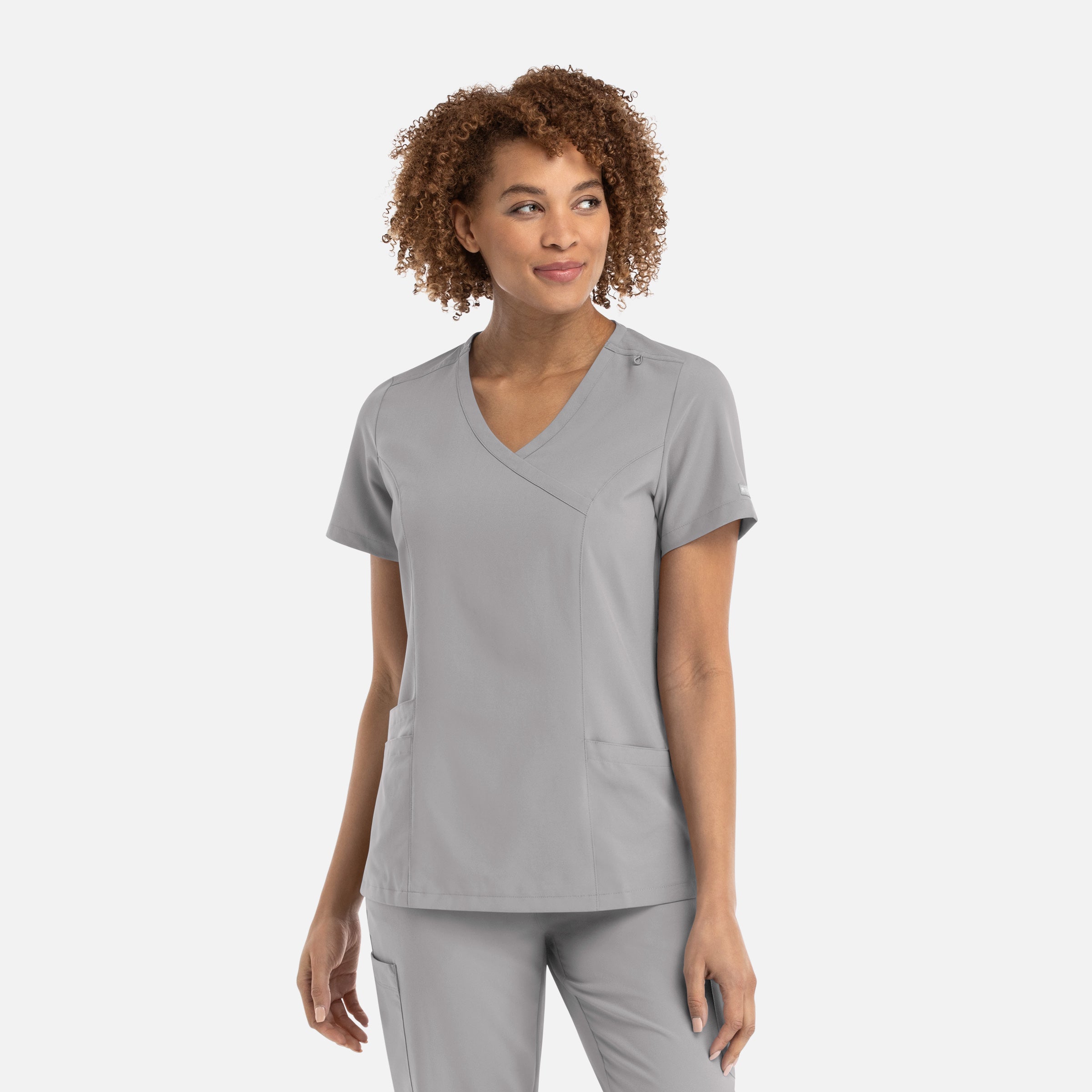Maevn Momentum Womens Mock Wrap Top 5002