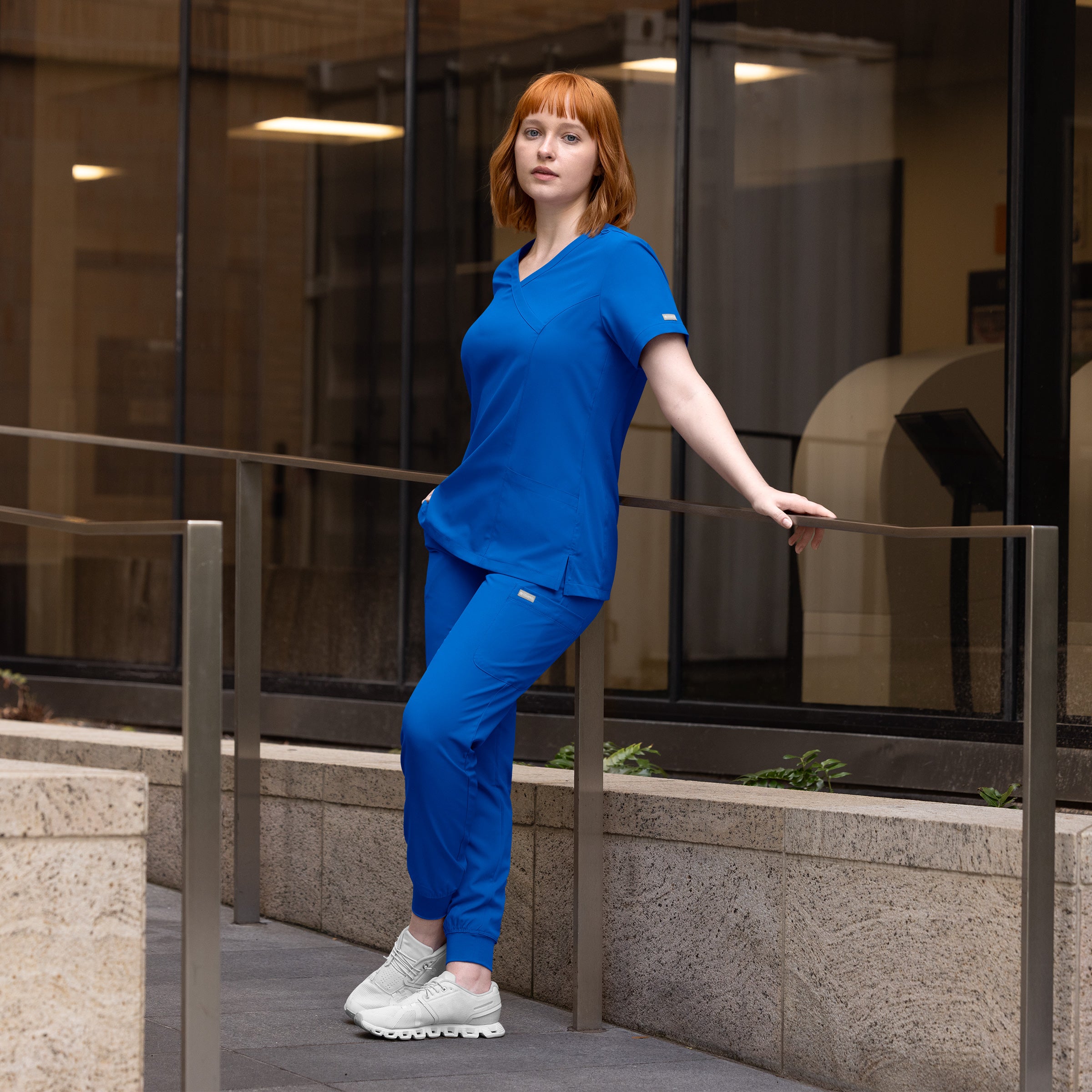 Maevn Momentum Womens Mock Wrap Top 5002