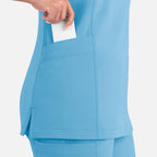 Maevn Momentum Womens Mock Wrap Top 5002