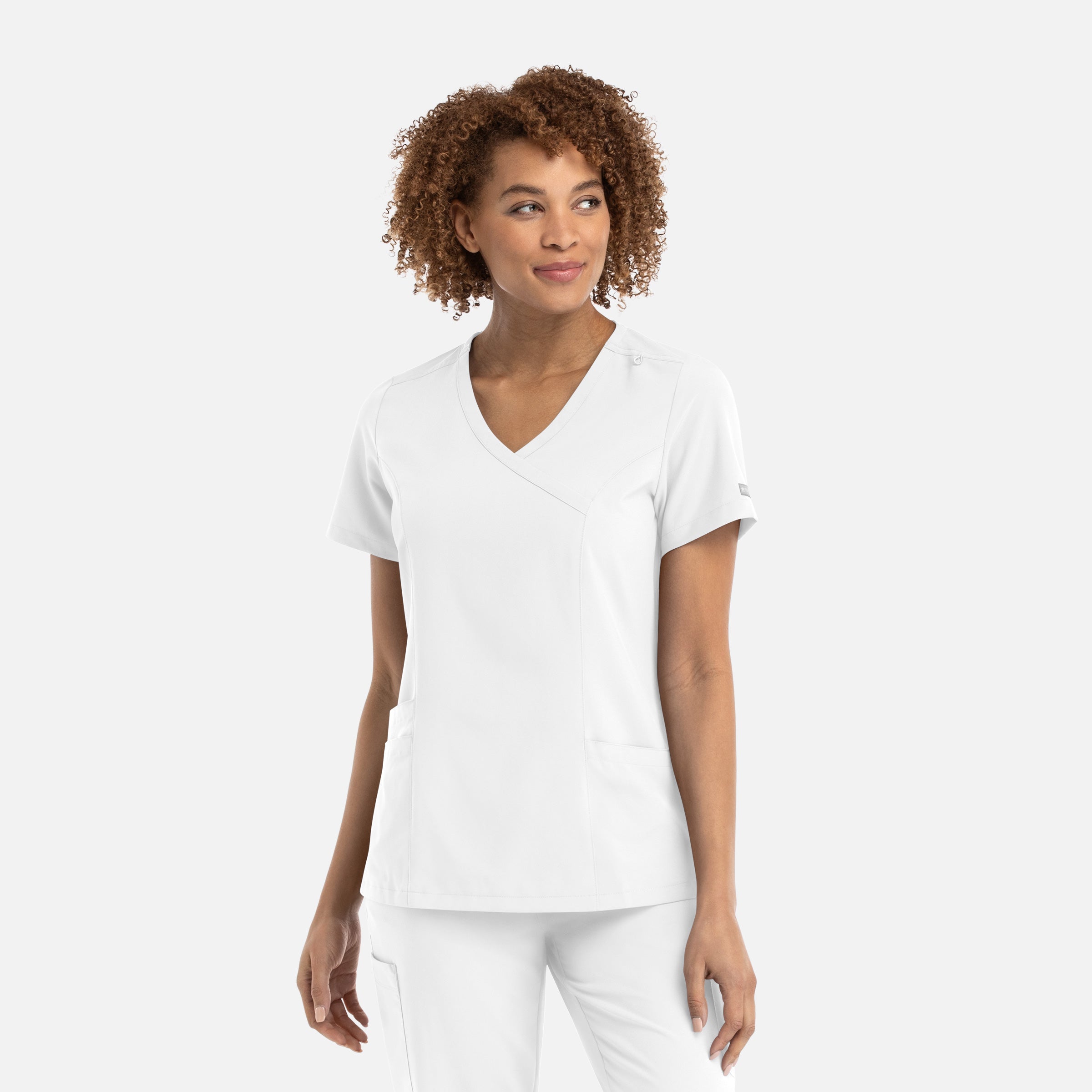 Maevn Momentum Womens Mock Wrap Top 5002