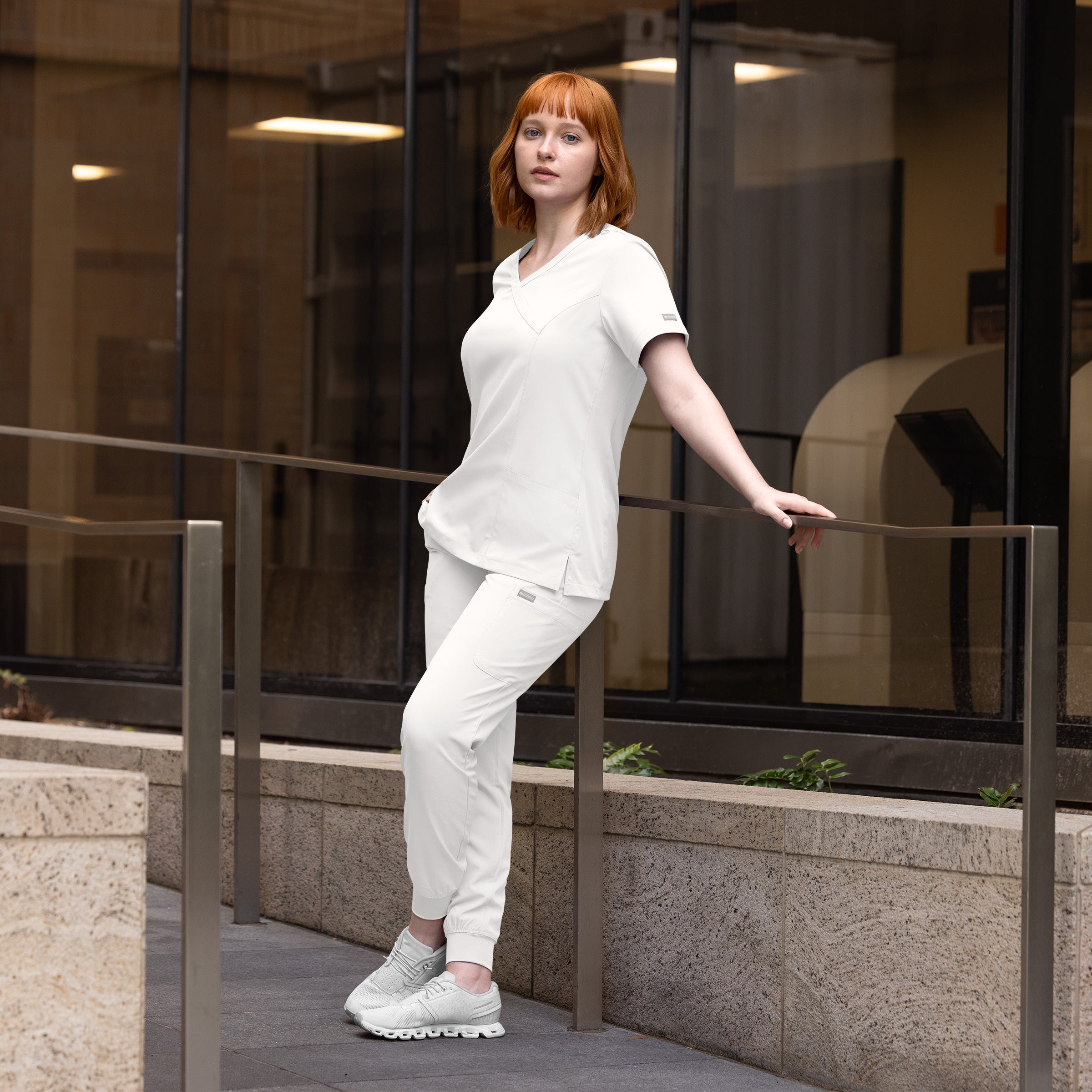 Maevn Momentum Womens Mock Wrap Top 5002