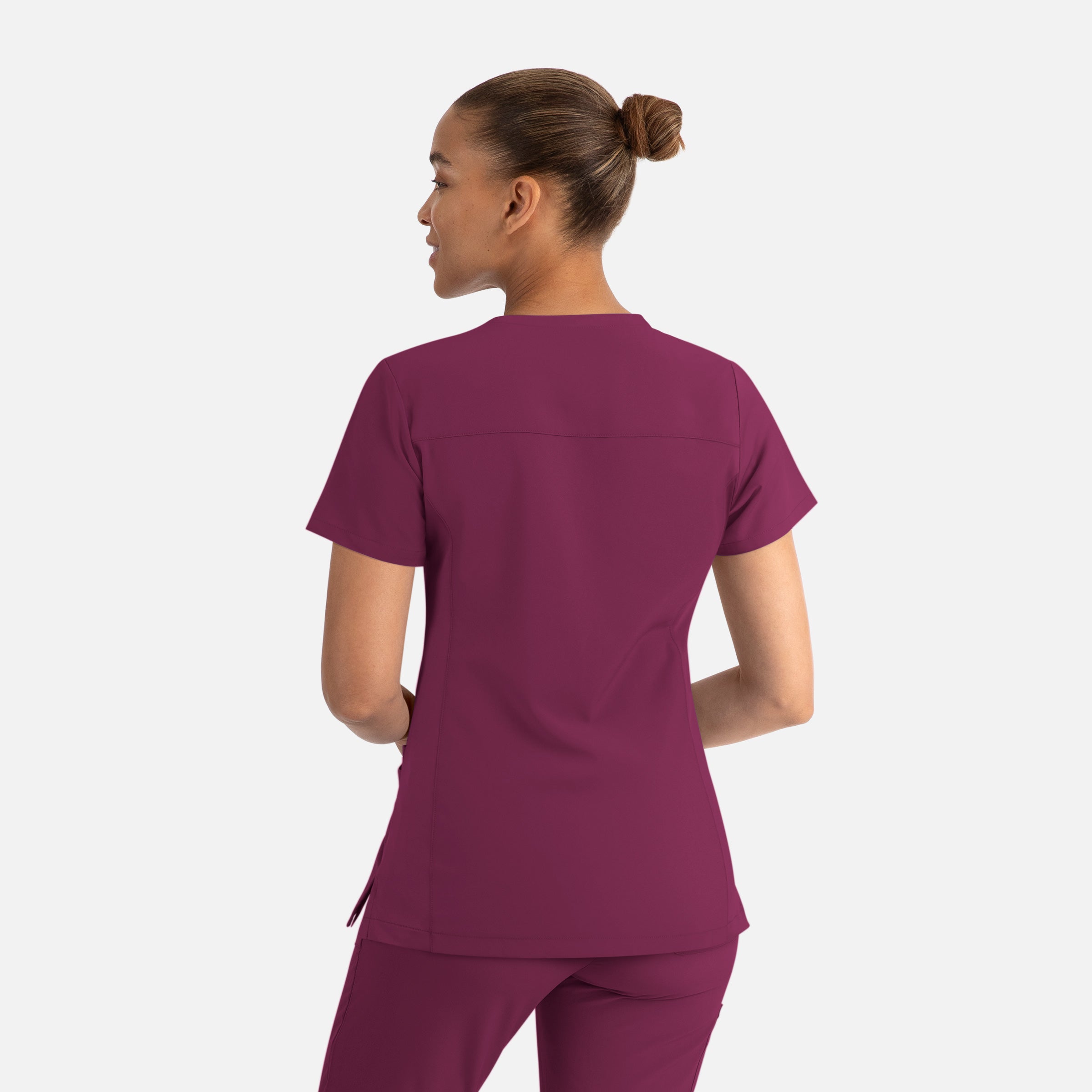 Maevn Momentum Womens Mock Wrap Top 5002