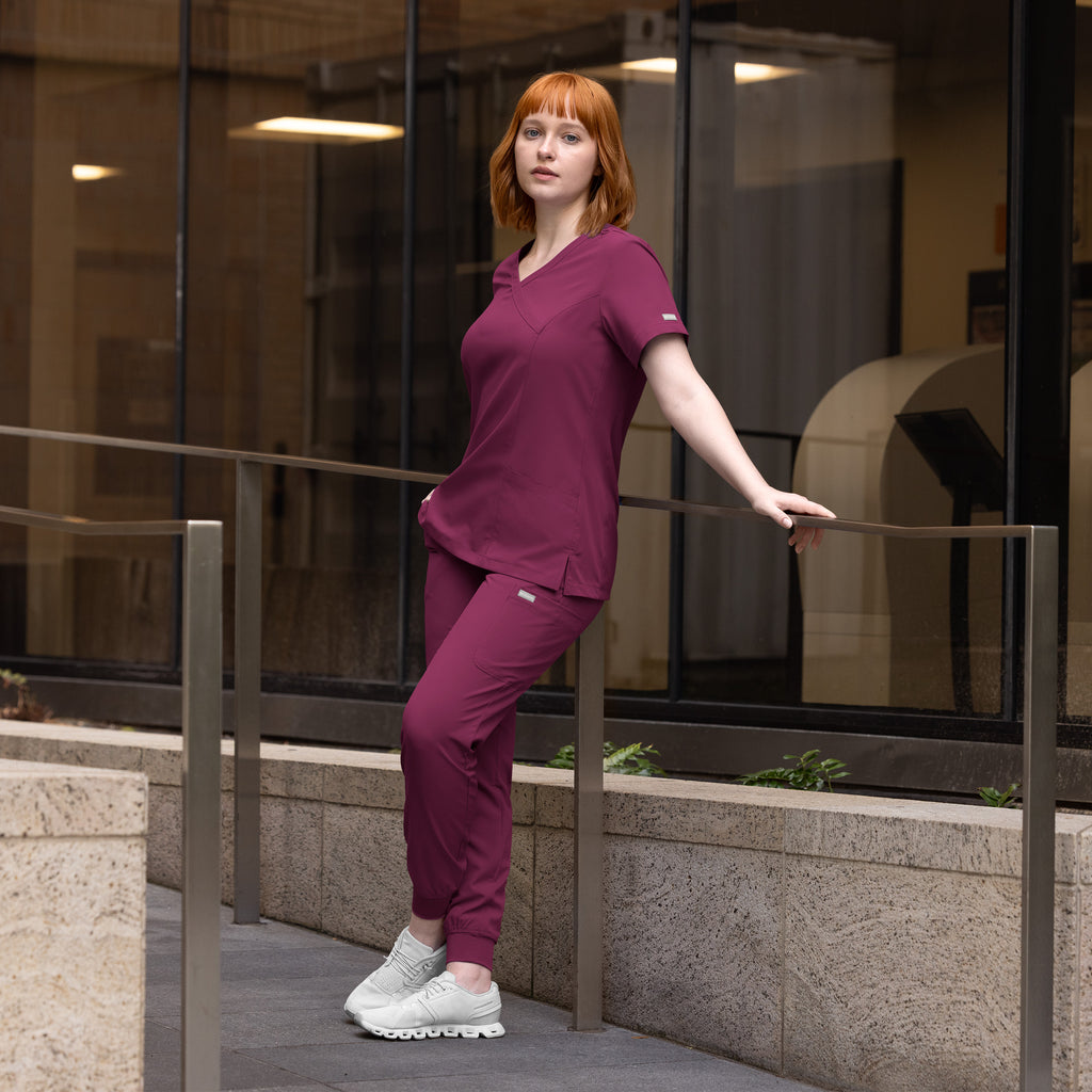 Maevn Momentum Womens Mock Wrap Top 5002