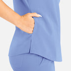 Maevn Momentum Womens Tuckable Round Neck Top 5005