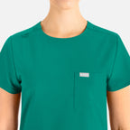 Maevn Momentum Womens Tuckable Round Neck Top 5005