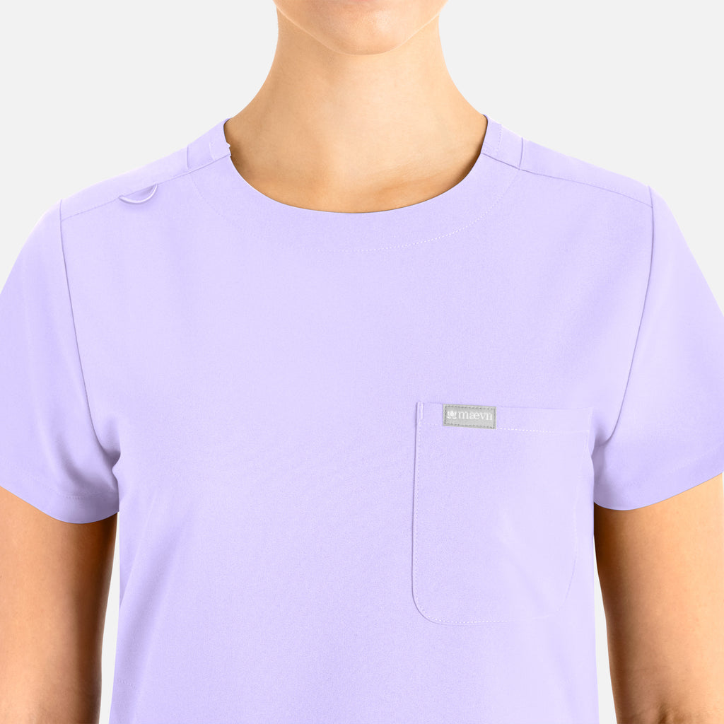 Maevn Momentum Womens Tuckable Round Neck Top 5005