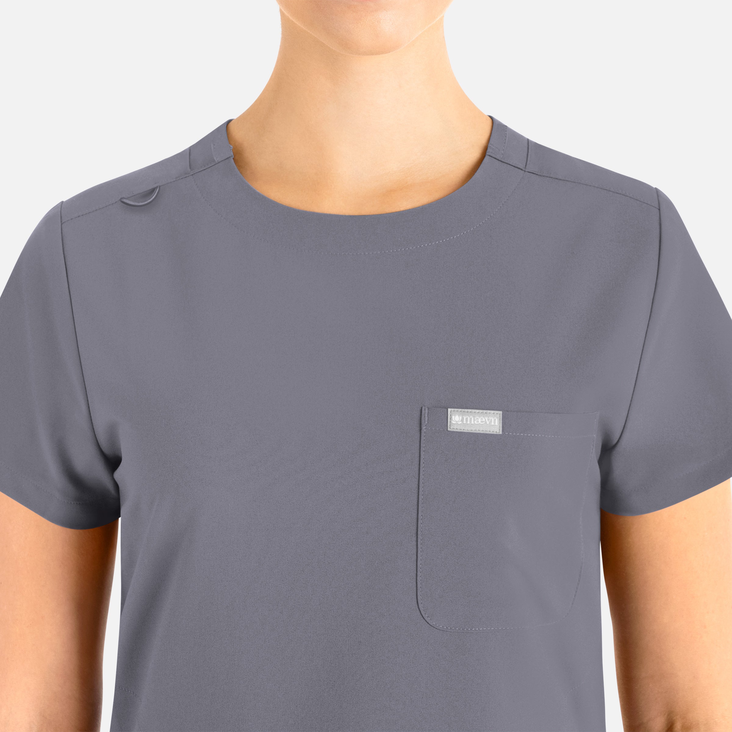 Maevn Momentum Womens Tuckable Round Neck Top 5005