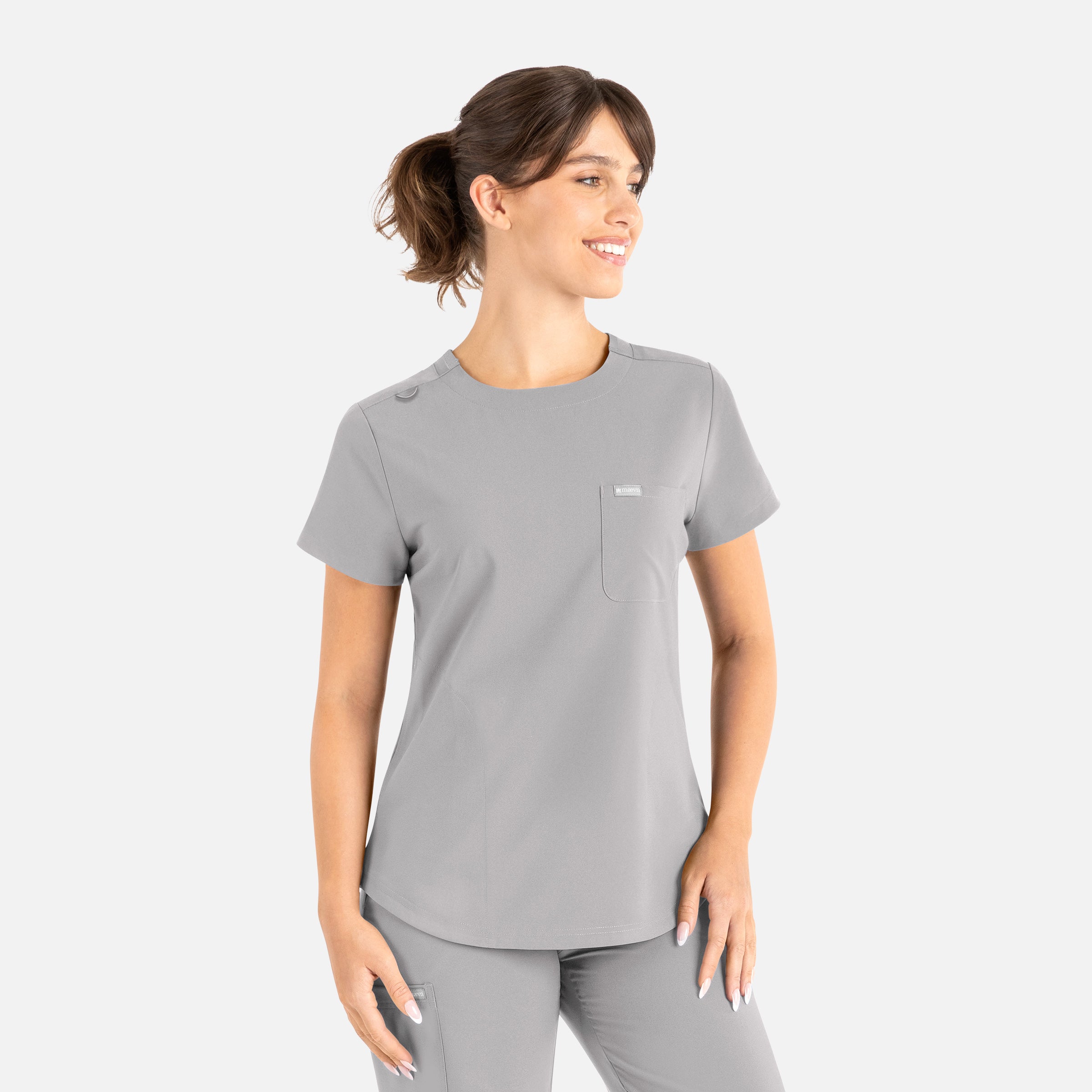 Maevn Momentum Womens Tuckable Round Neck Top 5005