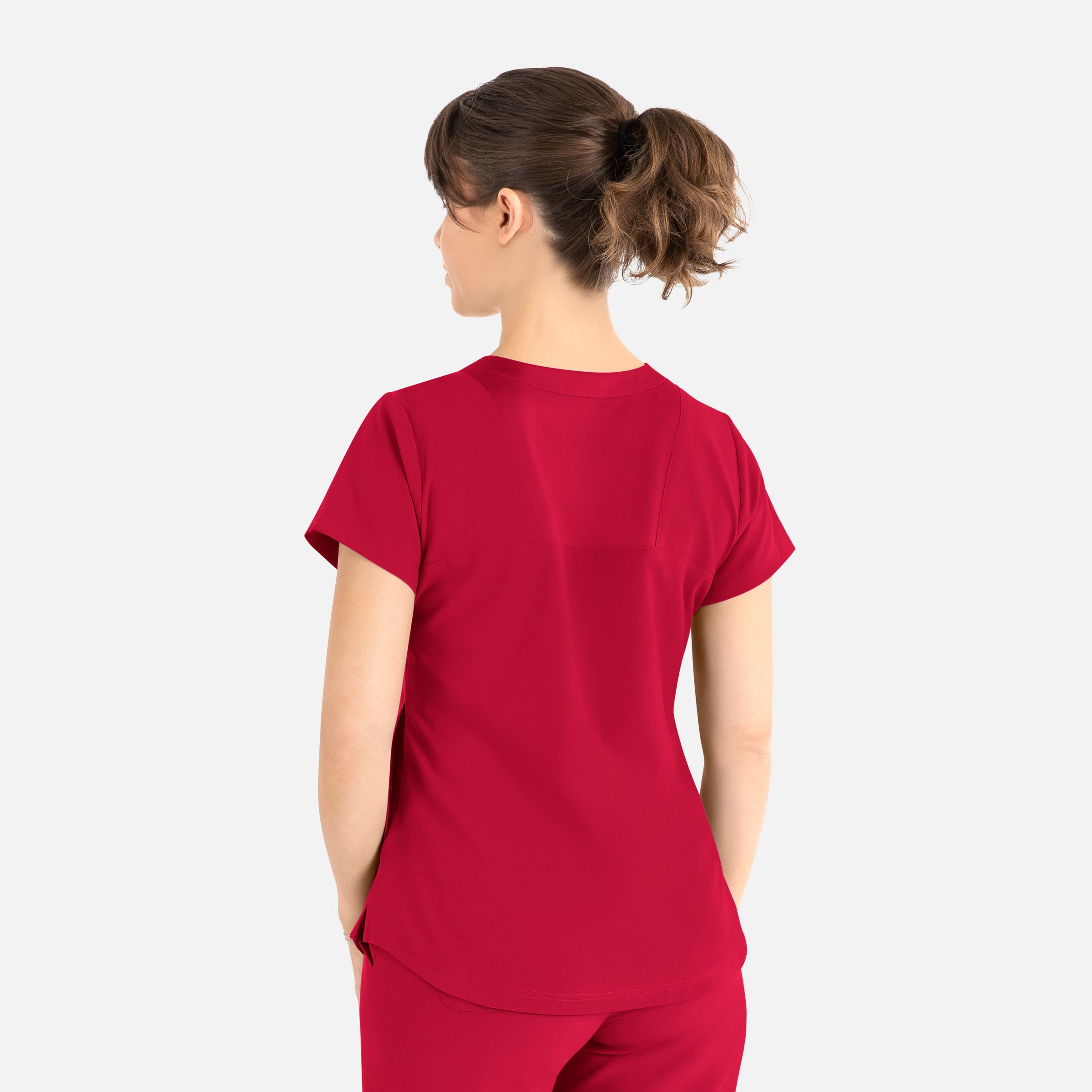 Maevn Momentum Womens Tuckable Round Neck Top 5005