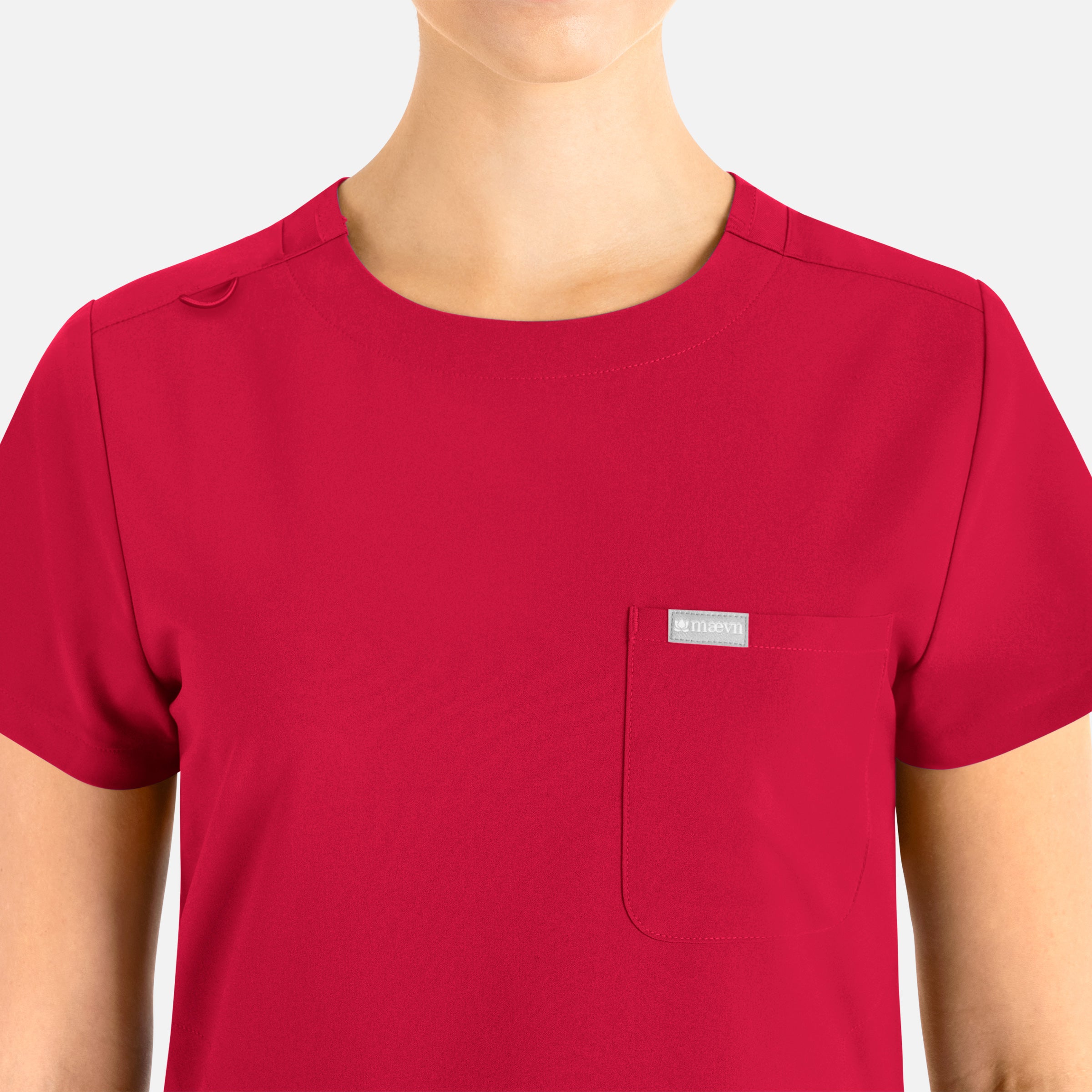 Maevn Momentum Womens Tuckable Round Neck Top 5005