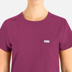 Maevn Momentum Womens Tuckable Round Neck Top 5005