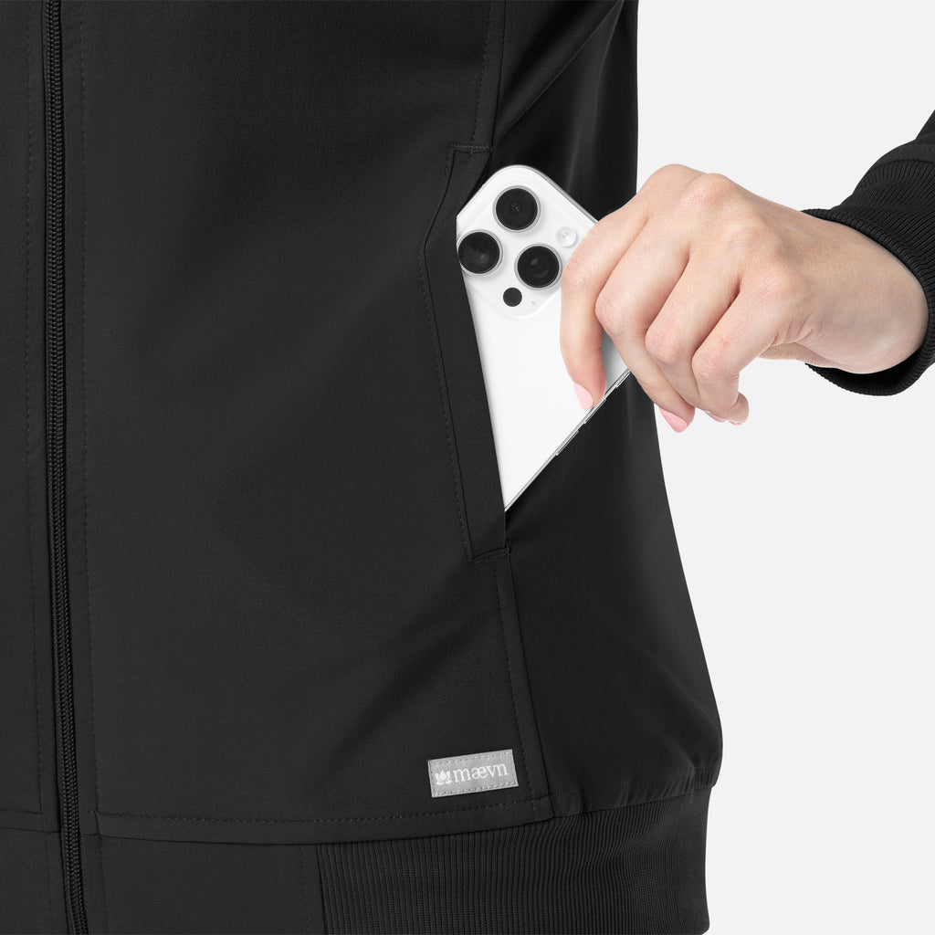 Maevn Momentum Women's Full Zip Bomber Jacket 5061