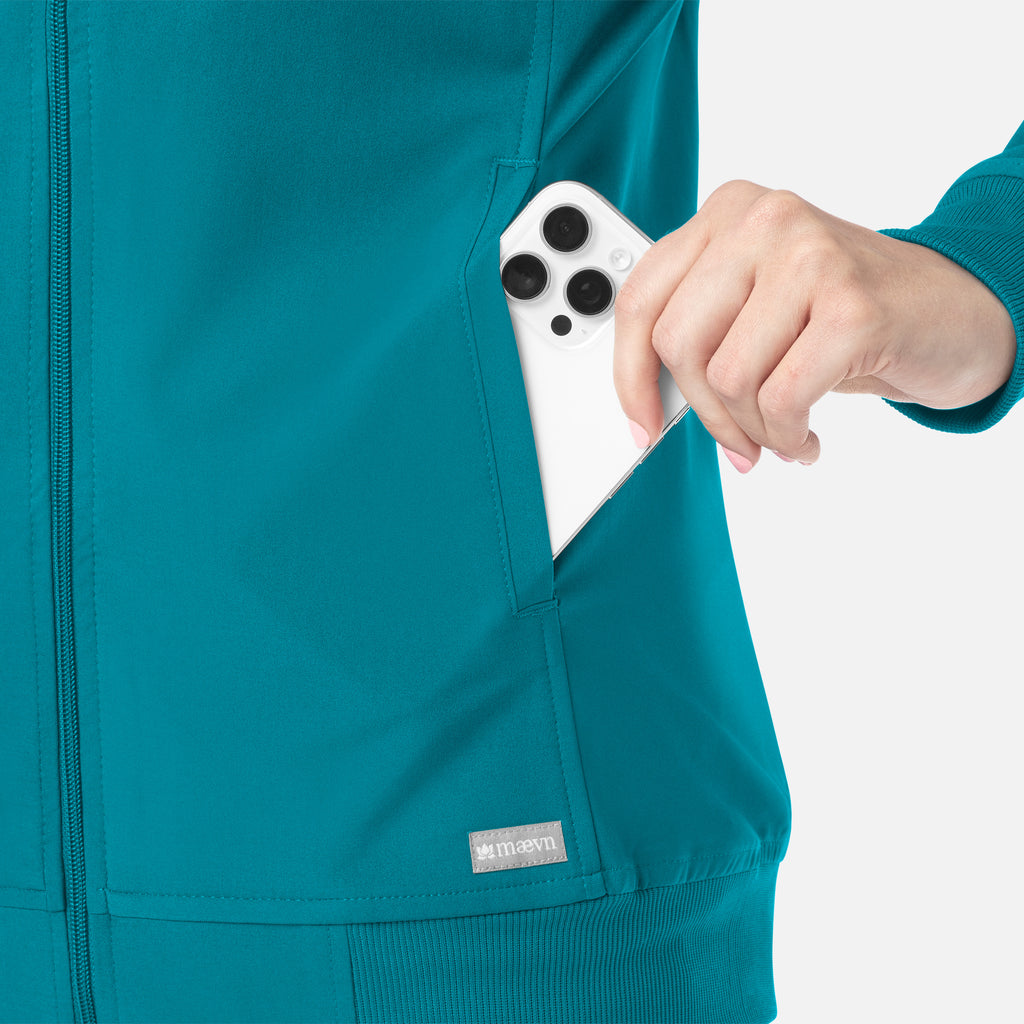 Maevn Momentum Women's Full Zip Bomber Jacket 5061