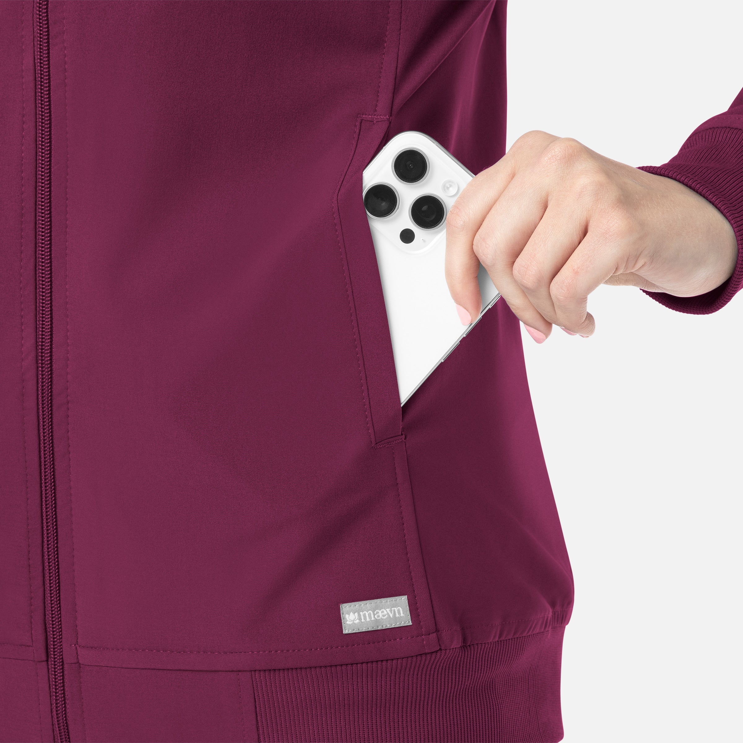 Maevn Momentum Women's Full Zip Bomber Jacket 5061