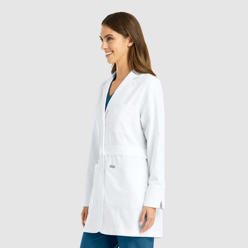 Maevn 5072 Women's Mid Length Lab Coat