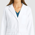 Maevn 5072 Women's Mid Length Lab Coat