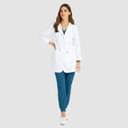 Maevn 5072 Women's Mid Length Lab Coat