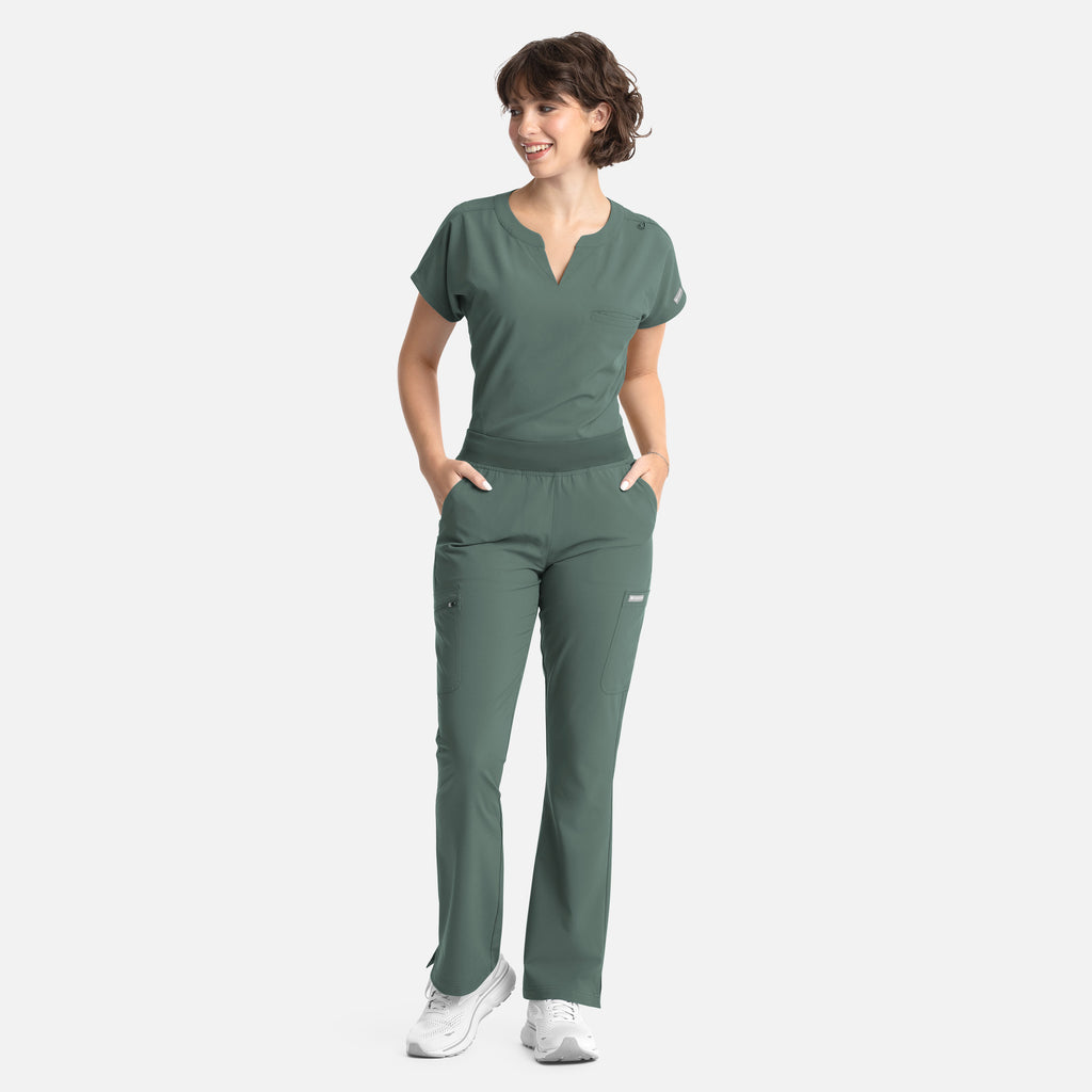 Maevn Momentum Women's Flare Leg Scrub Pant 5093