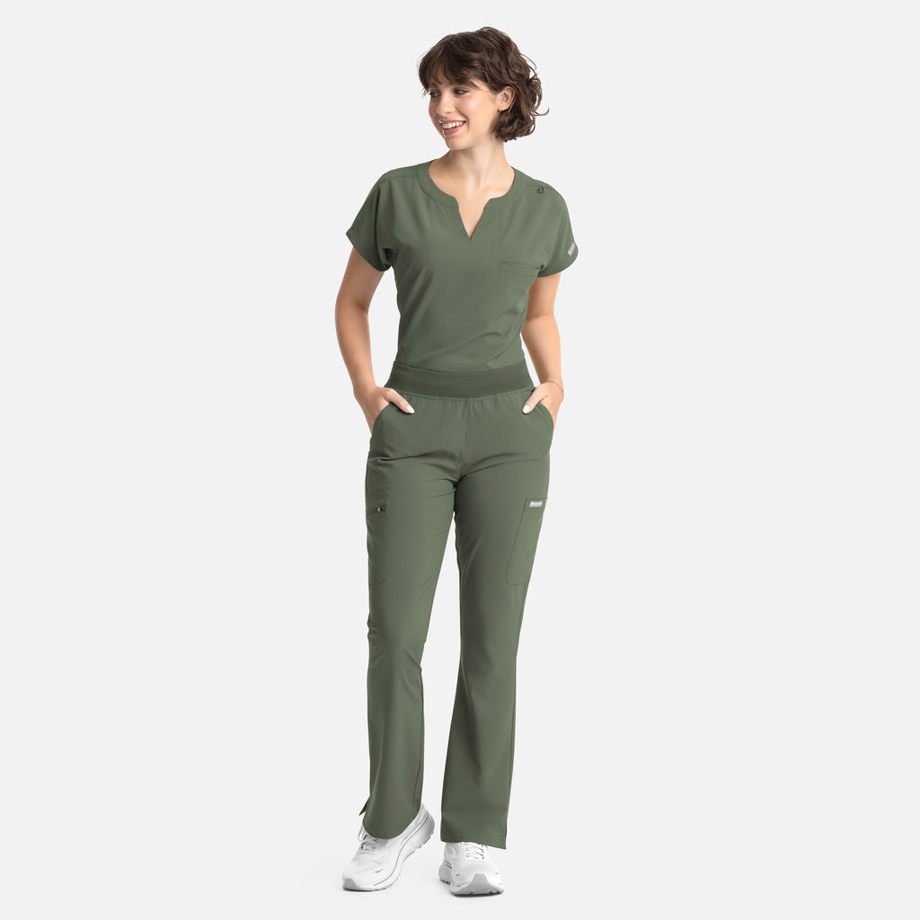 Maevn Momentum Women's Flare Leg Scrub Pant 5093