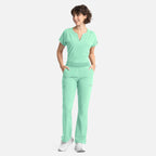 Maevn Momentum Women's Flare Leg Scrub Pant 5093
