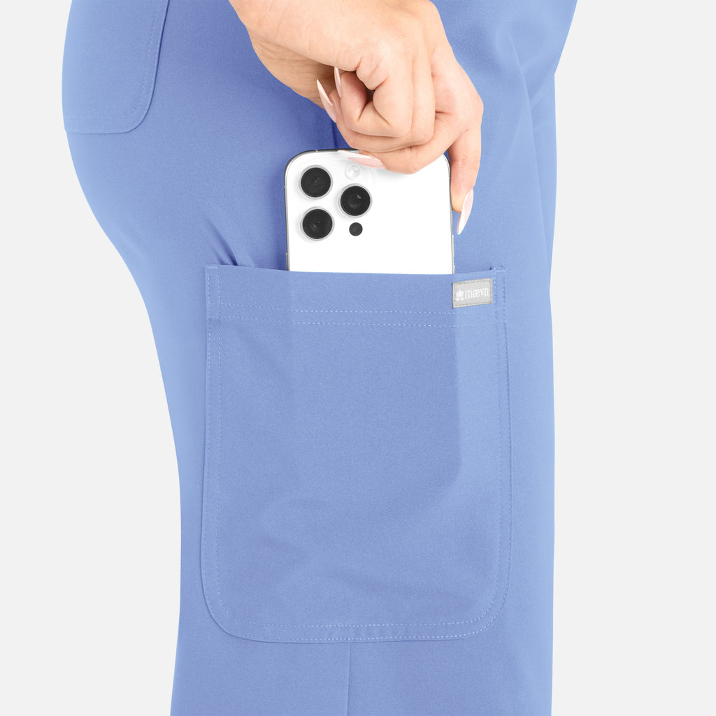 Maevn Momentum Womens High Waist Wide Leg Pant 5094 Regular