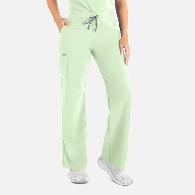 Maevn Momentum Women's High Waist Wide Leg Scrub Pant 5094