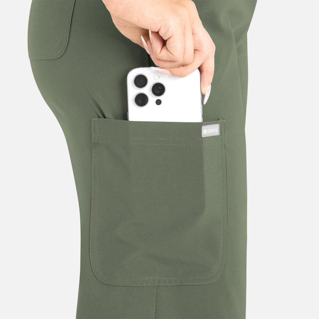 Maevn Momentum Womens High Waist Wide Leg Pant 5094 Regular