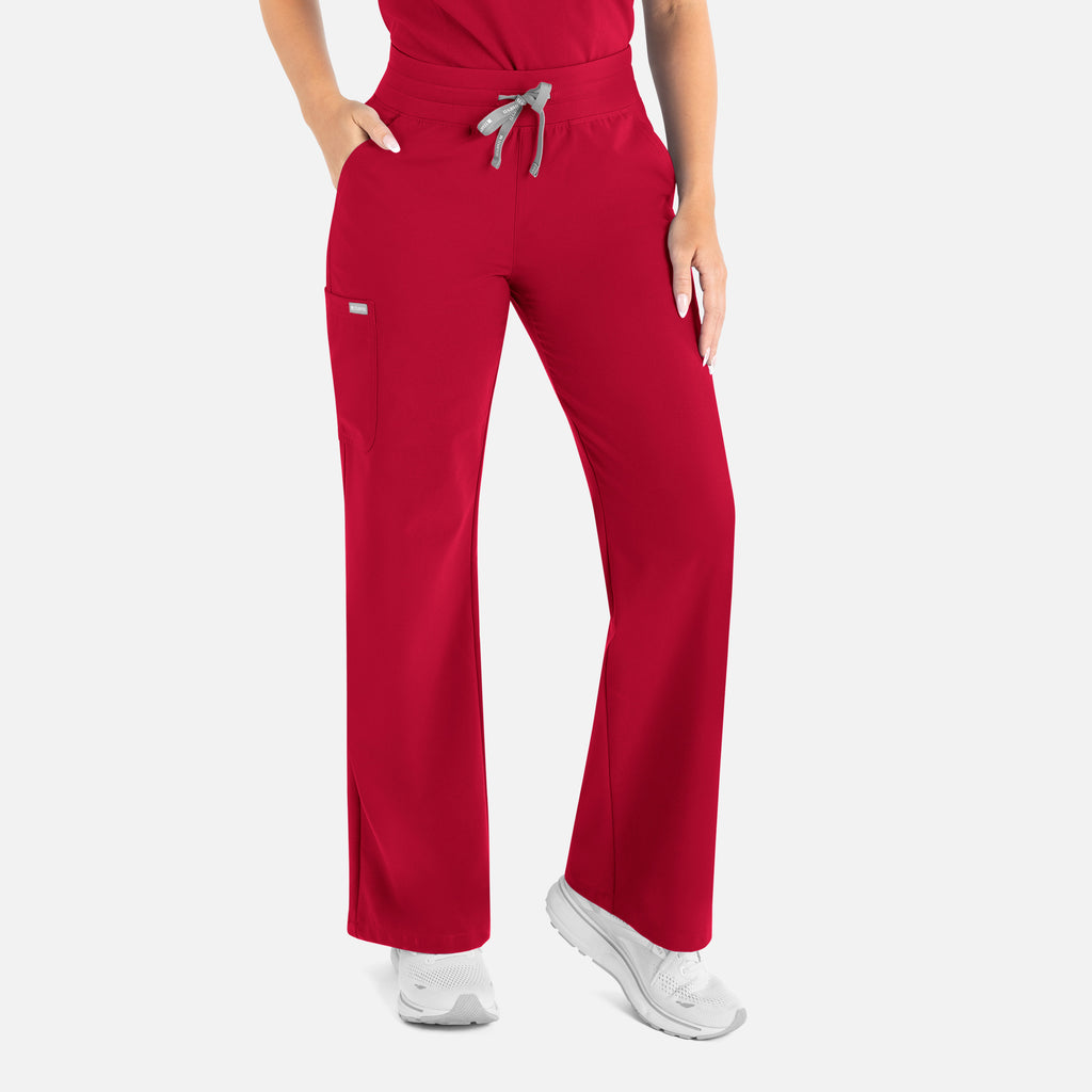 Maevn Momentum Womens High Waist Wide Leg Pant 5094 Regular