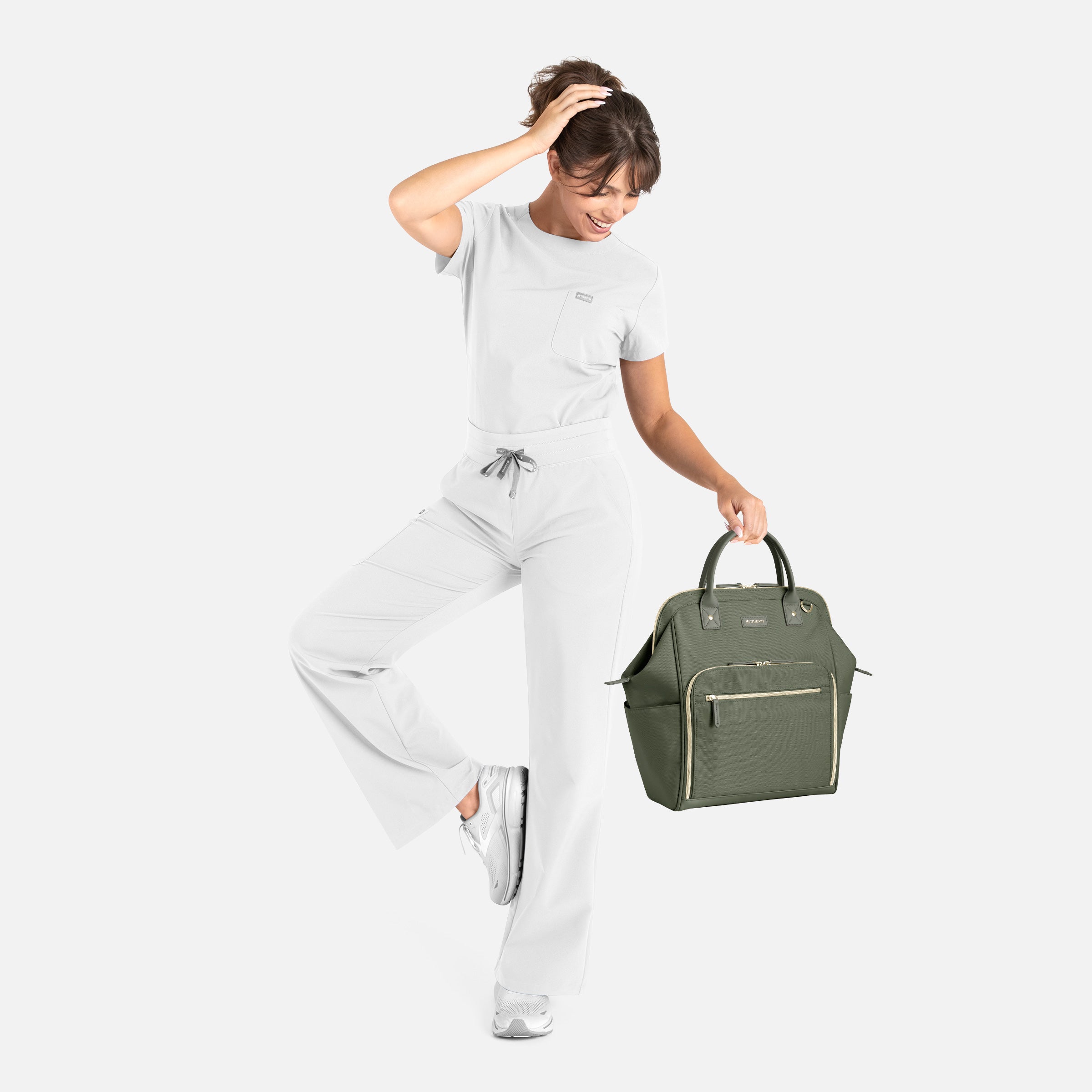 Maevn Momentum Womens High Waist Wide Leg Pant 5094 Regular