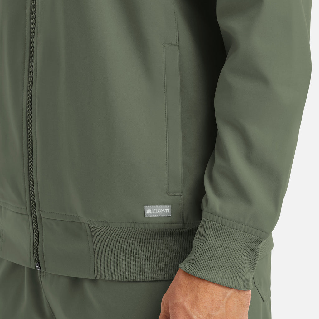 Maevn Momentum Men's Full Zip Bomber Jacket 5861