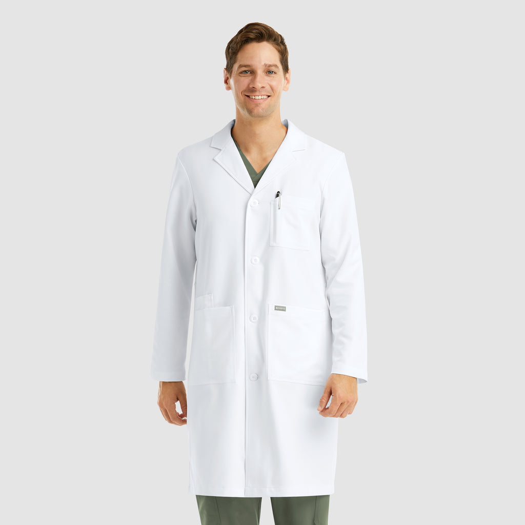 Maevn 5871 Men's Full Length Lab Coat