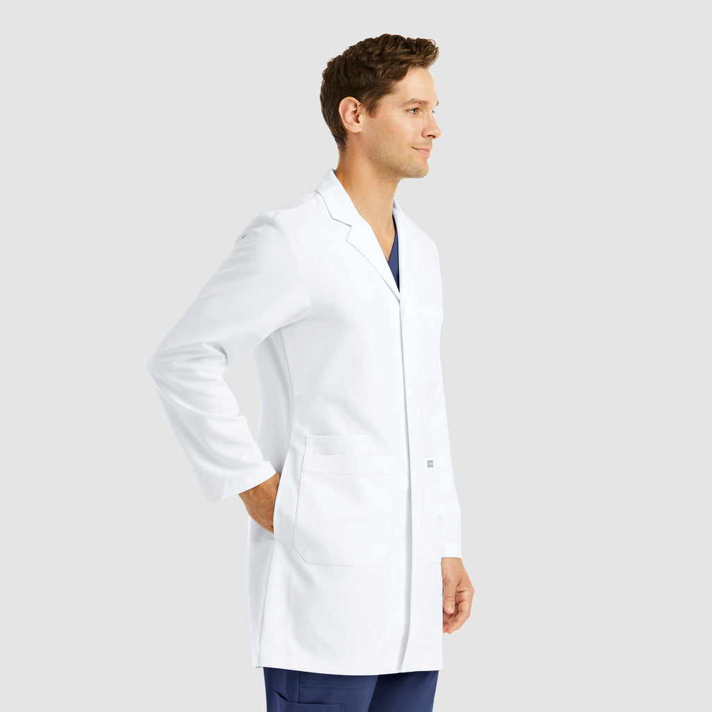 Maevn 5872 Men's Mid Length Lab Coat