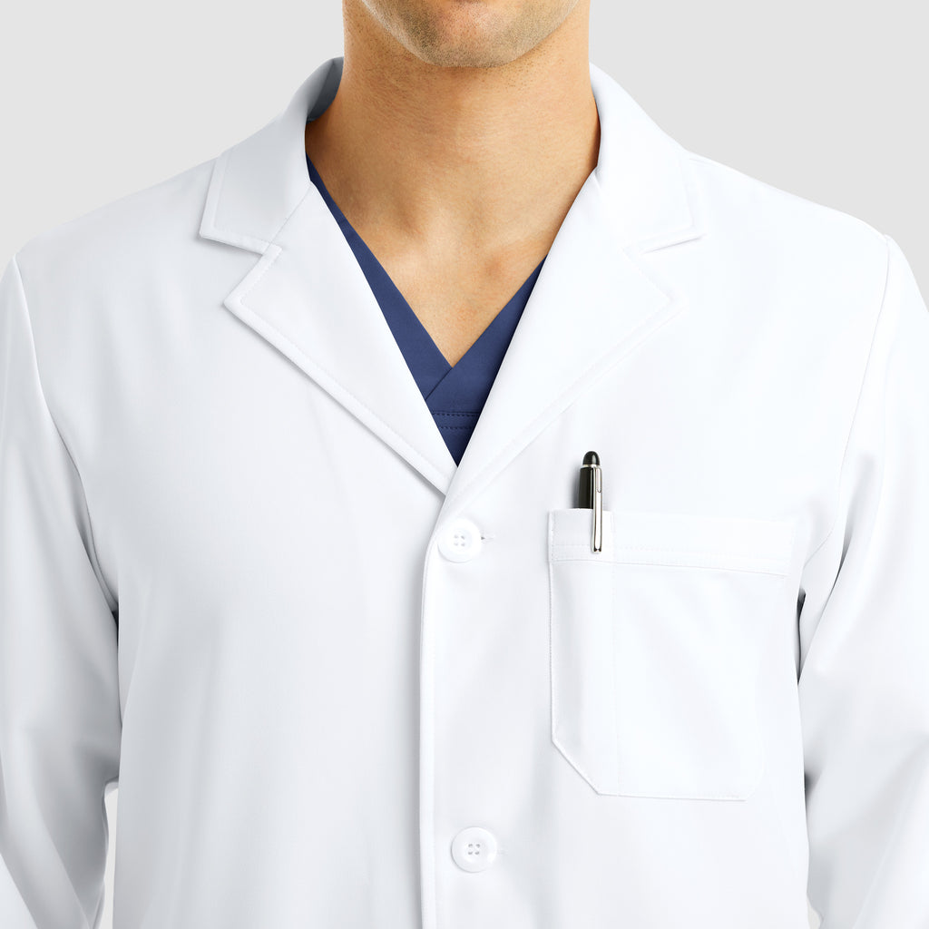 Maevn 5872 Men's Mid Length Lab Coat