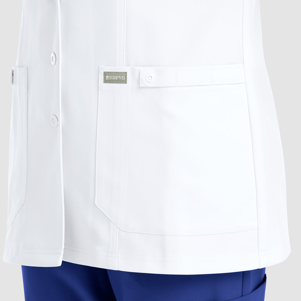 Maevn 5973 Women's Snap Consultation Lab Coat