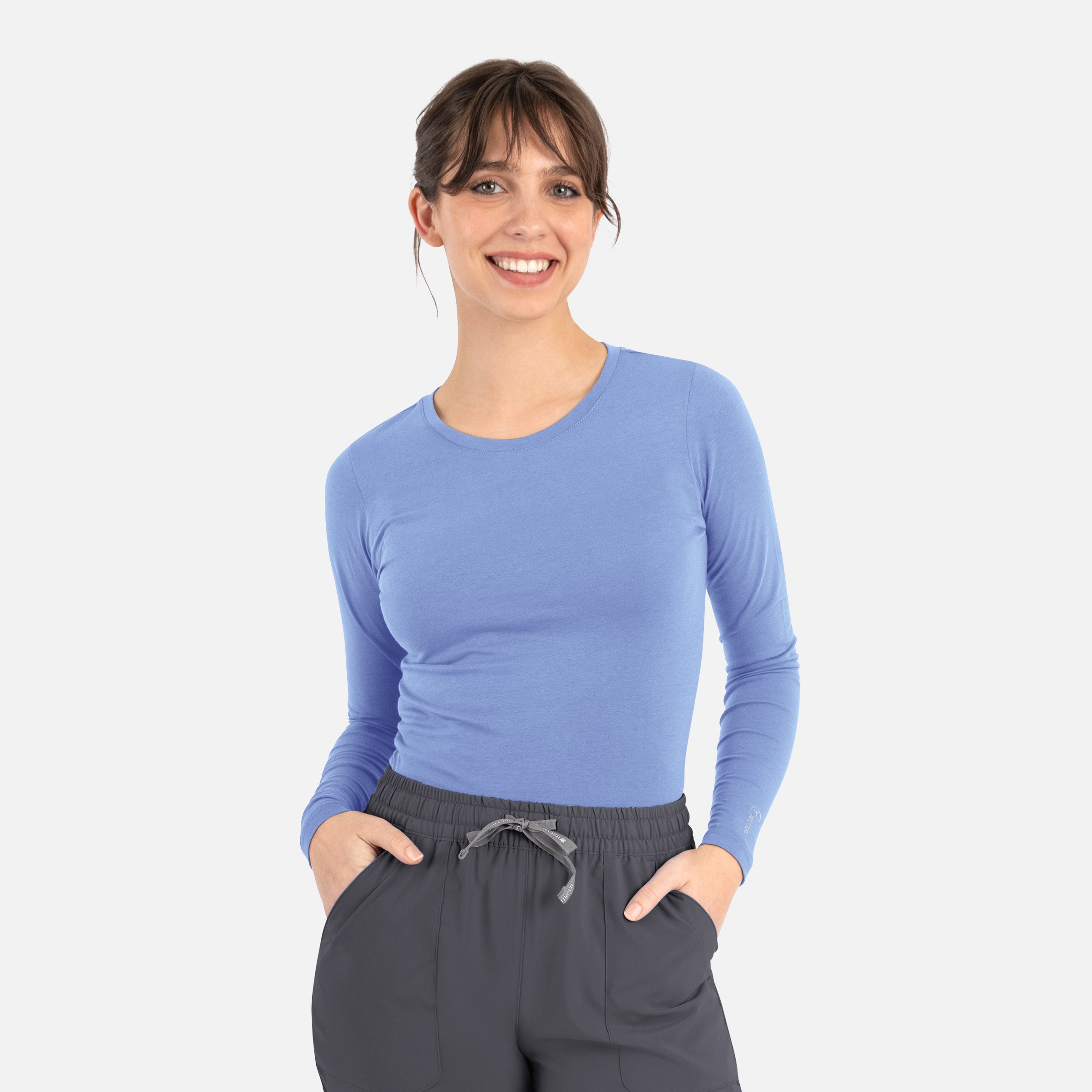 Maevn Bestee Women's Long Sleeve Underscrub Tee 6909