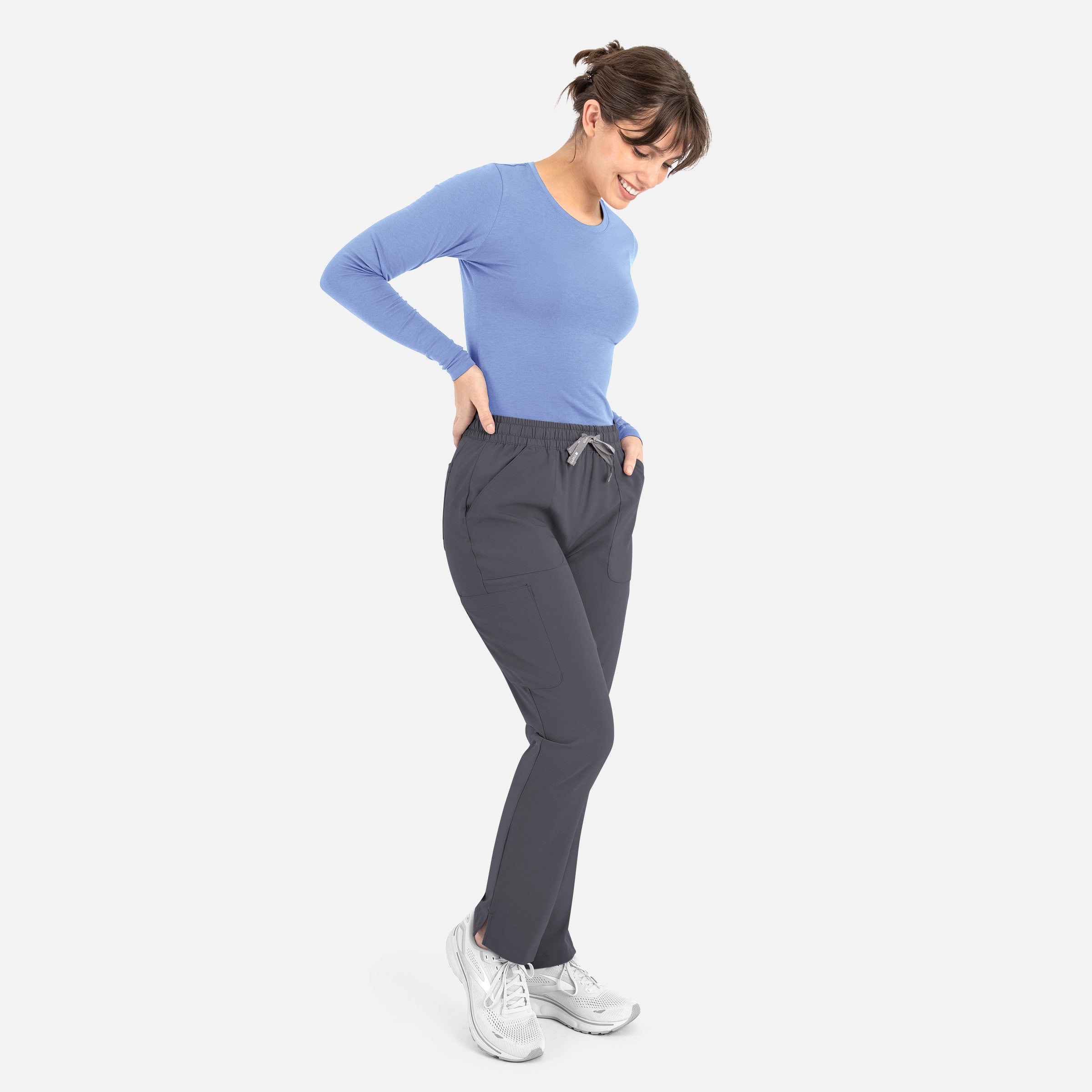 Maevn Bestee Women's Long Sleeve Underscrub Tee 6909