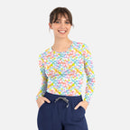 Maevn Bestee Women's Long Sleeve Underscrub Tee 6909