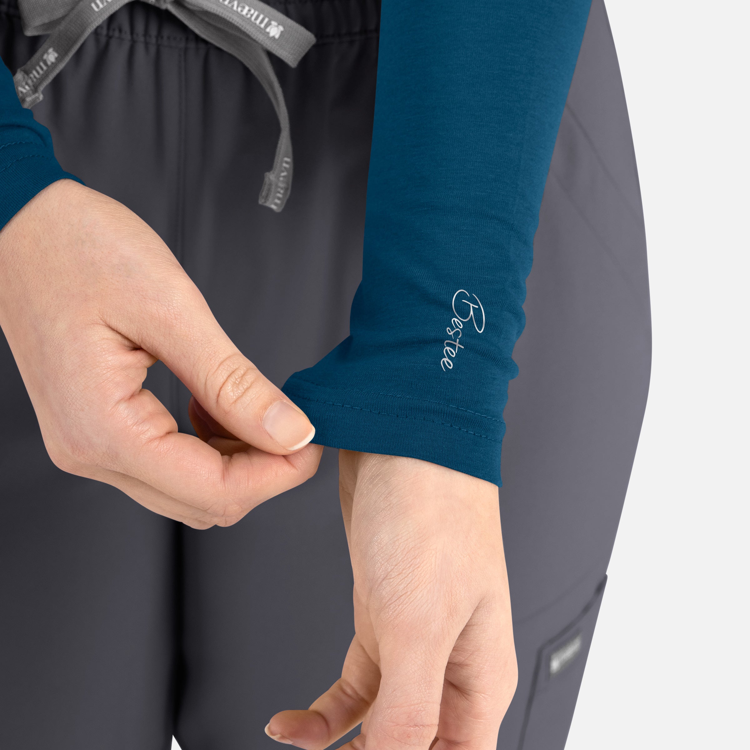 Maevn Bestee Women's Long Sleeve Underscrub Tee 6909