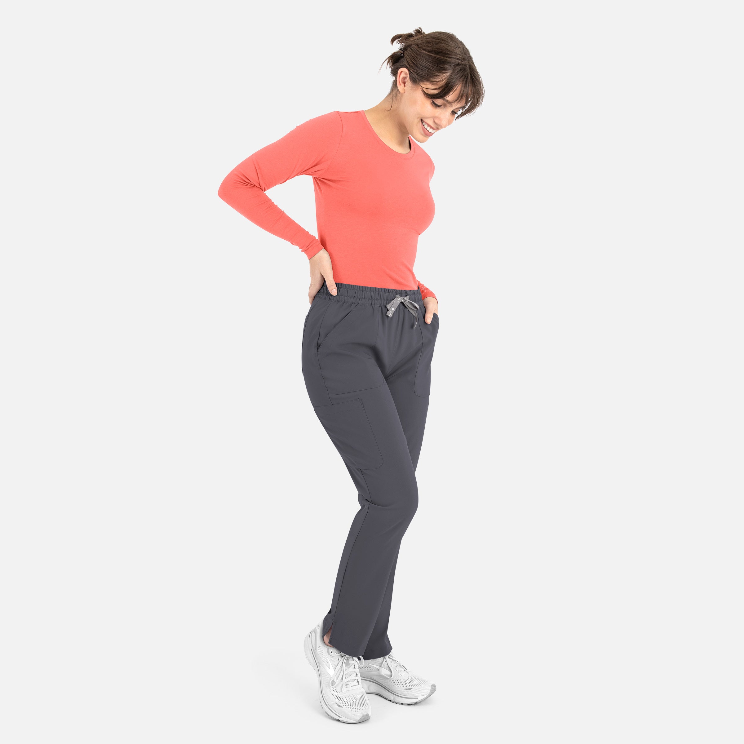 Maevn Bestee Women's Long Sleeve Underscrub Tee 6909