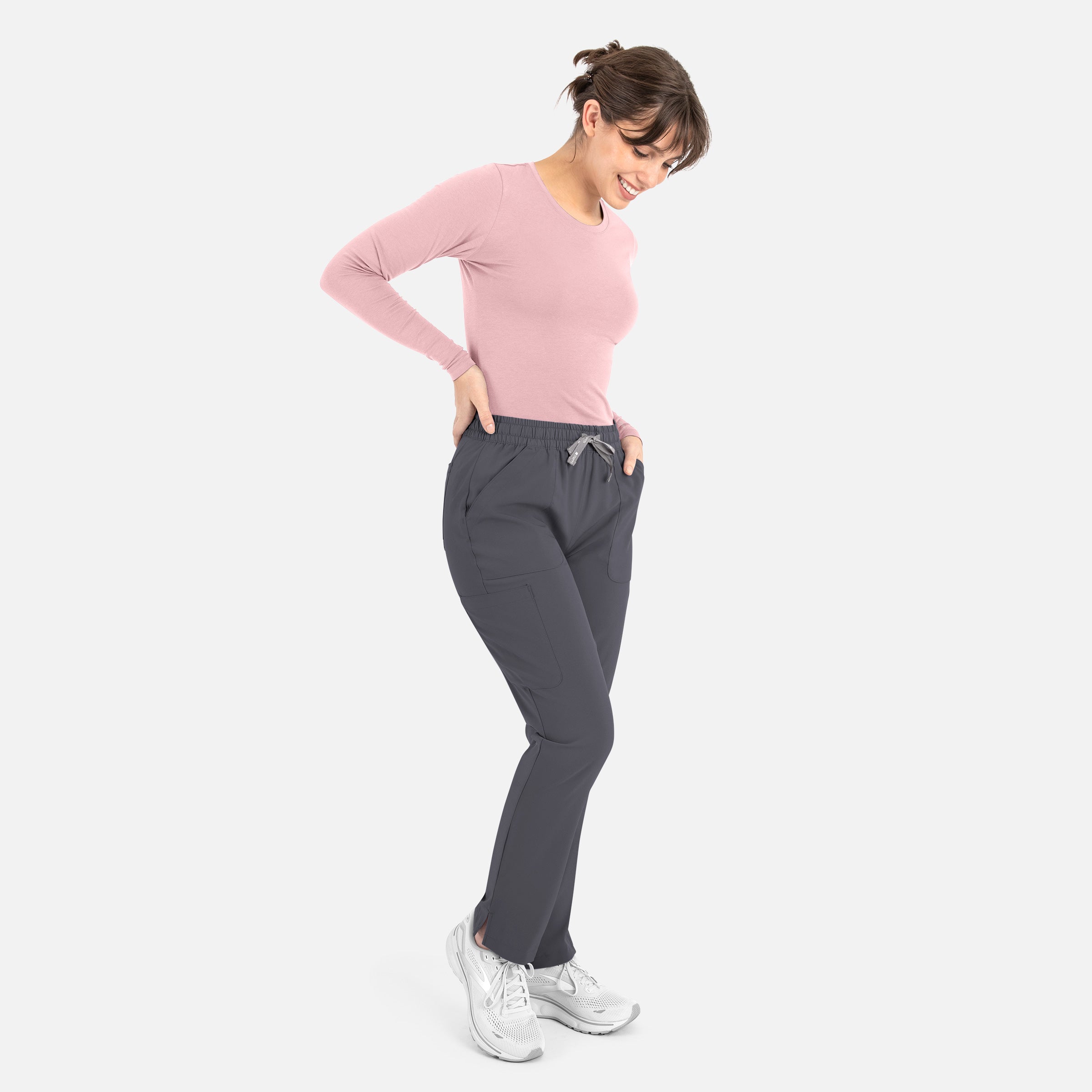 Maevn Bestee Women's Long Sleeve Underscrub Tee 6909