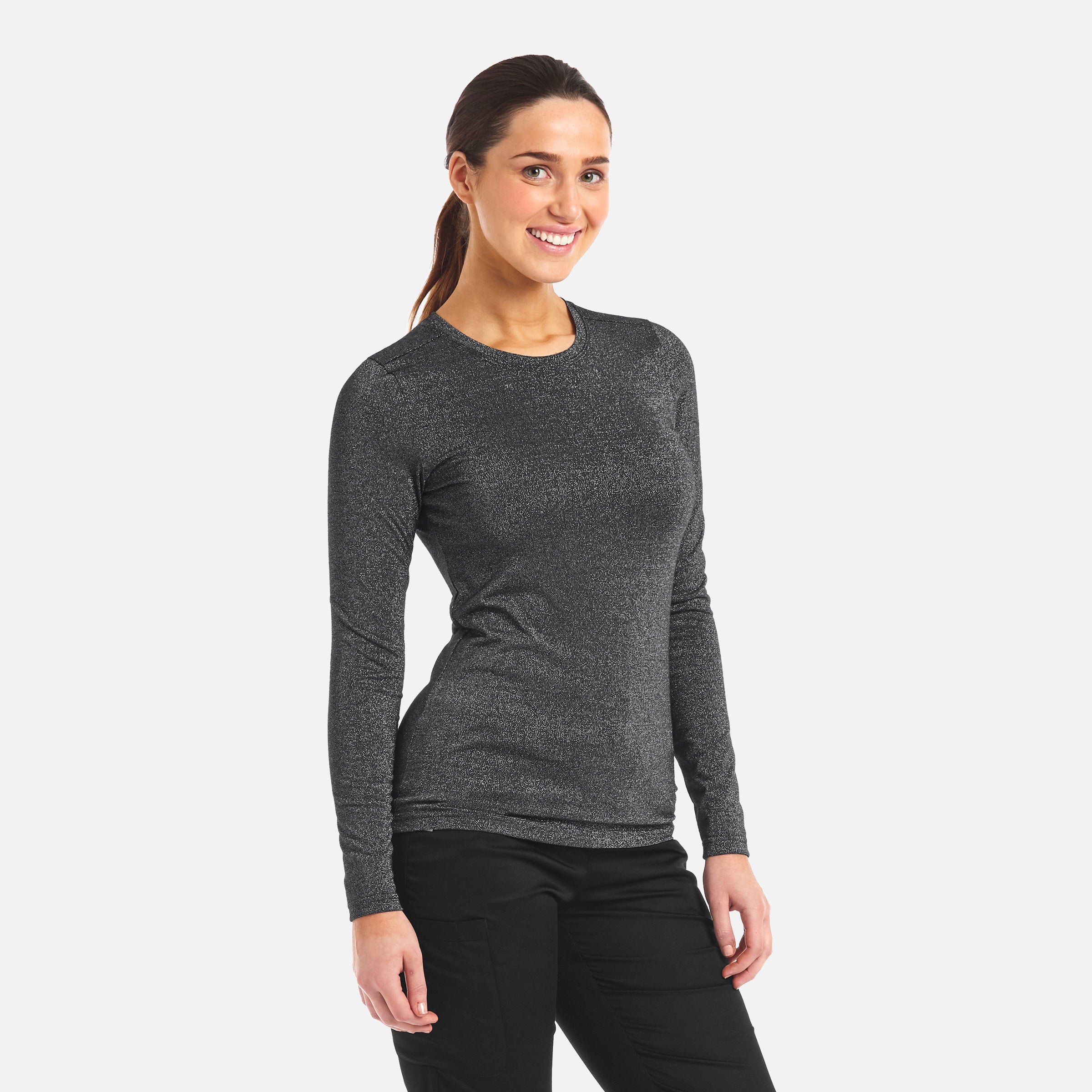 Maevn Bestee Women's Long Sleeve Underscrub Tee 6909