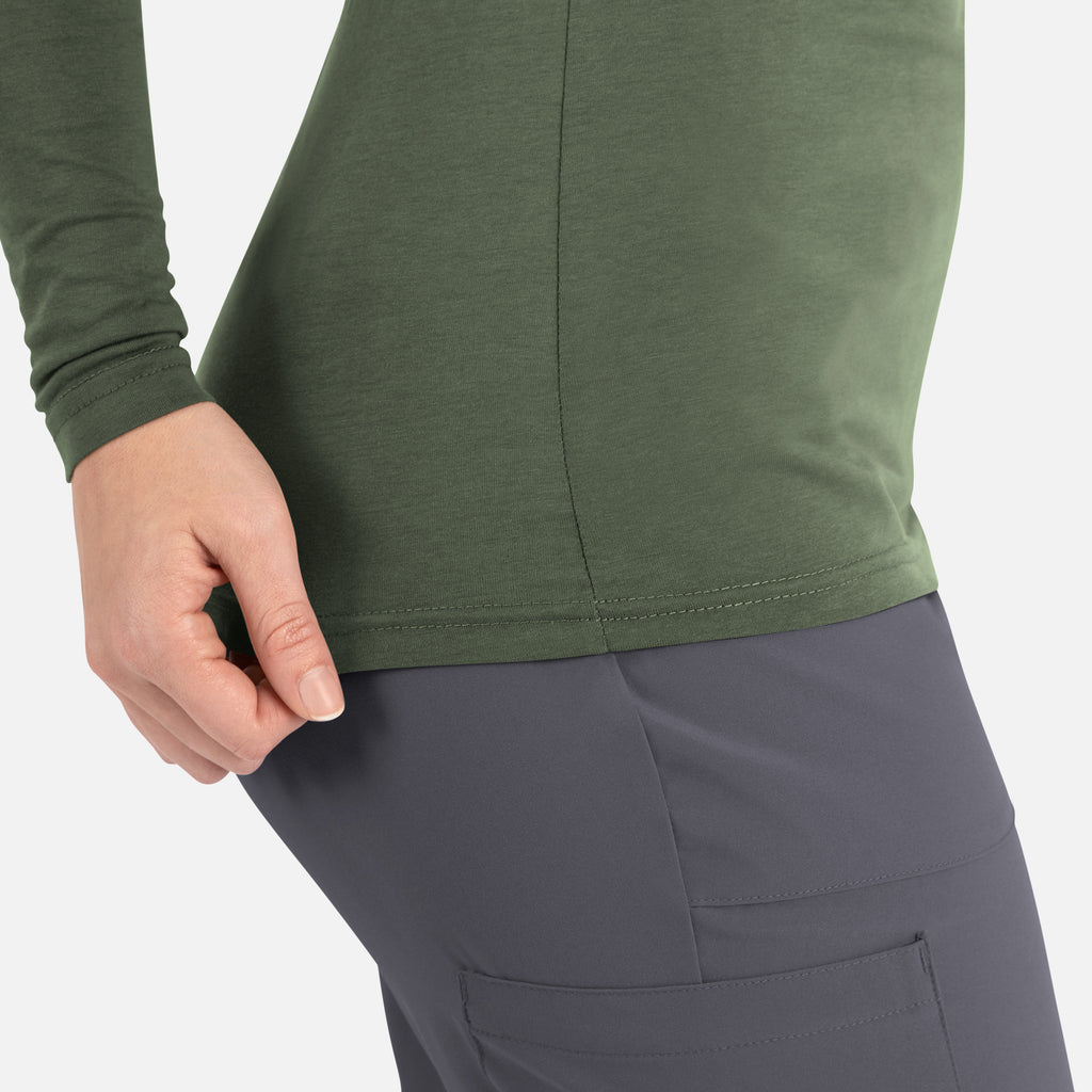 Maevn Bestee Women's Long Sleeve Underscrub Tee 6909