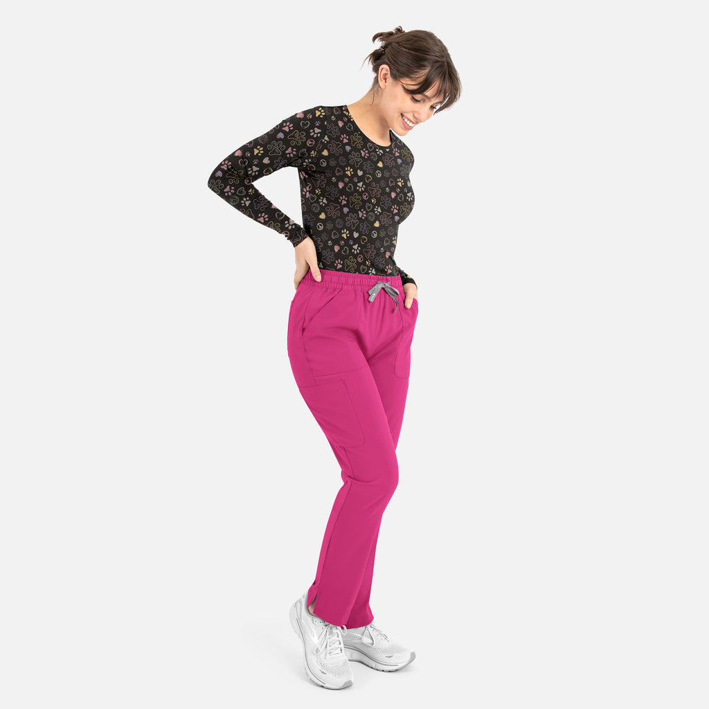 Maevn Bestee Women's Long Sleeve Underscrub Tee 6909