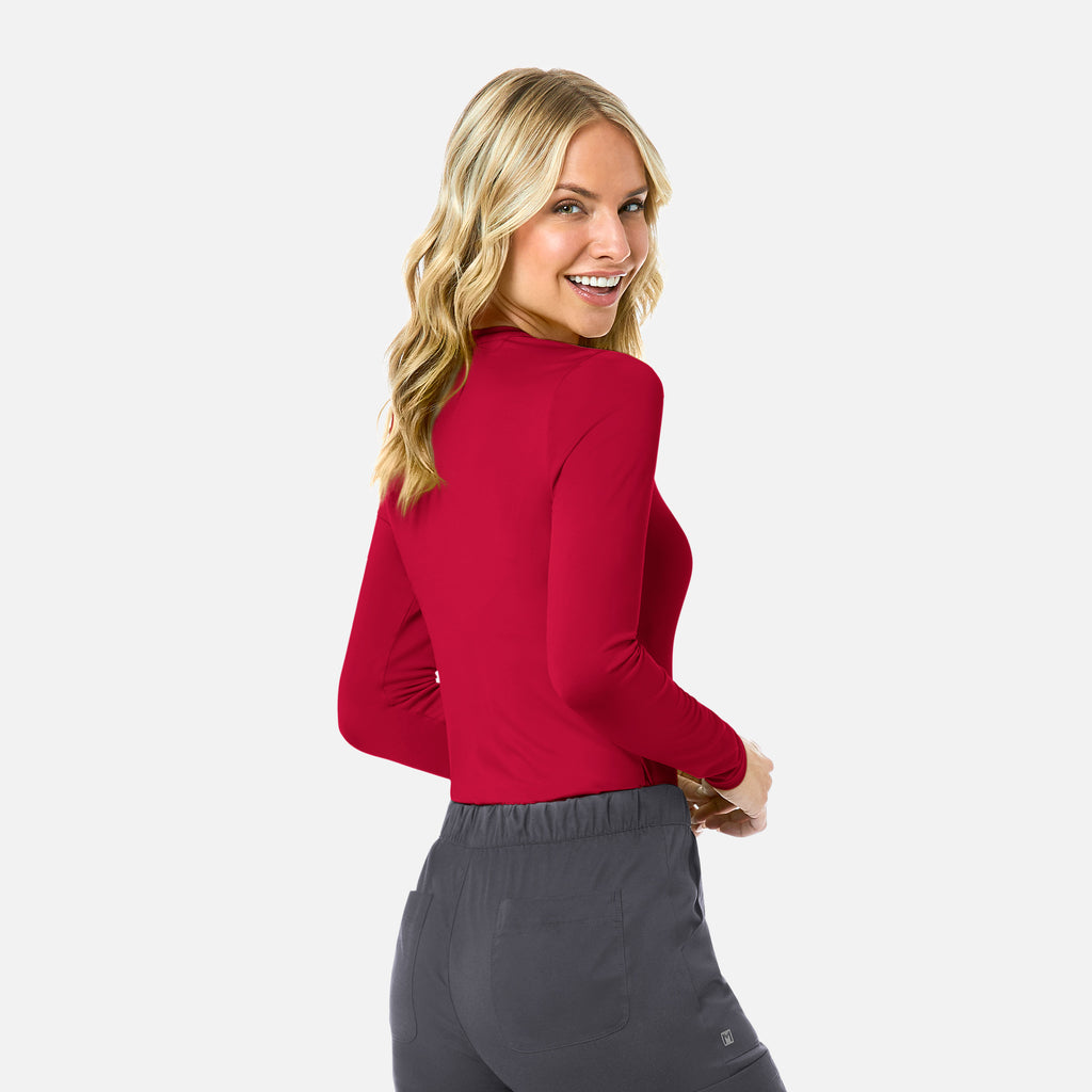 Maevn Bestee Women's Long Sleeve Underscrub Tee 6909
