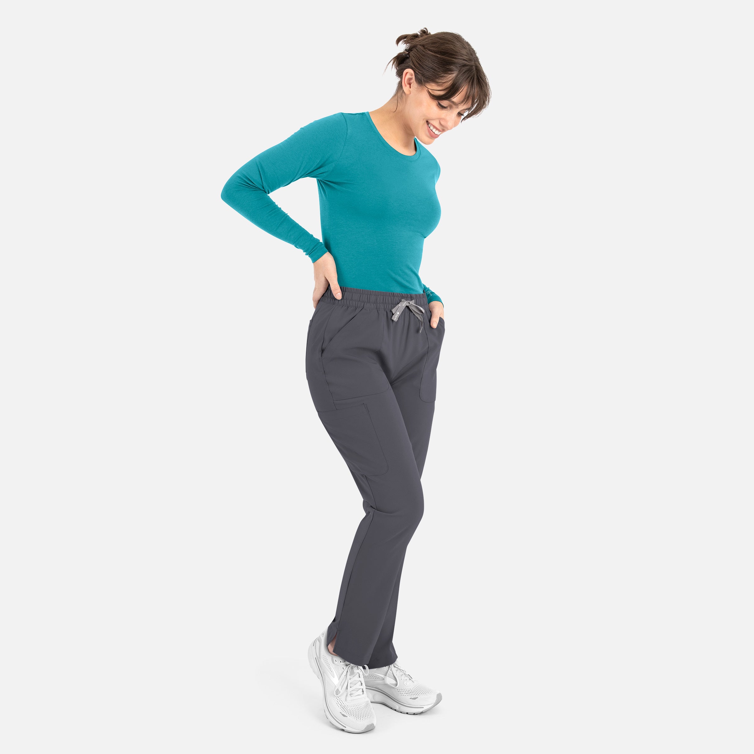 Maevn Bestee Women's Long Sleeve Underscrub Tee 6909