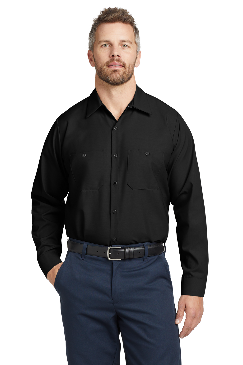 Red Kap SP14 Long Sleeve Industrial Work Shirt