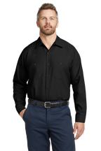 Red Kap SP14 Long Sleeve Industrial Work Shirt